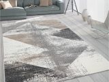 Manzanares Beige Gray area Rug Carpet Living Room Short Pile Vintage Design Abstract Pattern Pastel Grey Beige