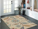 Maples Rugs Bed Bath and Beyond Maples Rugs Reggie Floral area Rugs for Living Room & Bedroom [made In Usa], 3’4 X 5, Beige