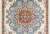 Maples Rugs Medallion area Rug Maples Rugs Stina Vintage Medallion Livingroom & Bedroom Rugs Non Skid area Carpet [made In Usa], Blue/red, 5′ X 7′