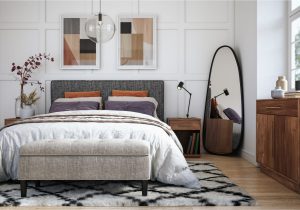 Master Bedroom area Rug Ideas How to Choose the Best Bedroom Rug Placement Martha Stewart