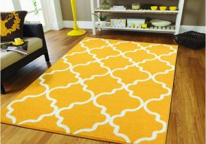 Mat for Under area Rug Large 8×11 Morrocan Trellis area Rug Yellow Modern area