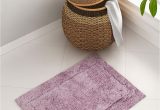 Mauve Bathroom Rug Sets Spaces Mauve Rectangular Hygro Cotton Bath Rug