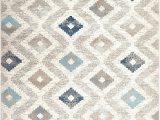 Melrose Modern Geometric Ivory Blue area Rug by Home Dynamix Home Dynamix Melrose Maritza area Rug 6 6" X 9 6" Rectangle Blue Ivory