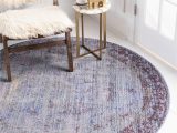 Melrose Modern Geometric Ivory Blue area Rug by Home Dynamix Zaire Violet Gra Nt Blend Rug