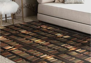 Menards area Rugs 5 X 7 Alaza Library Bookshelf Book Lover Bookworm area Rug Rugs for Living Room Bedroom 7′ X 5′