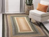 Menards area Rugs 5 X 7 Safavieh Braided Collection 2′ X 3′ Multi Brd308a Handmade Country Cottage Reversible Accent Rug
