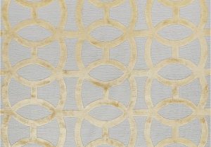 Metallic Gold and Ivory Leather and Jute Woven area Rug Exquisite Rugs Metro Velvet Hand Woven 2428 Gold – Ivory area Rug