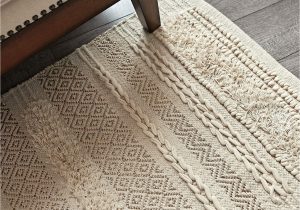 Metallic Gold and Ivory Leather and Jute Woven area Rug Motini Tufted Cotton area Rug 2′ X 3′, Hand Woven Knotted Boho Accent Carpet, Ivory Beige Throw Rug with Gold Metallic Thread for Living Room Bedroom …