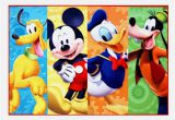 Mickey and Minnie area Rug Disney Mickey Donald Pluto and Goofy Rug In 2020