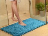 Microfiber Chenille Bath Rug soft Microfiber Shaggy Non Slip Absorbent Bath Mat Bathroom Rugs …