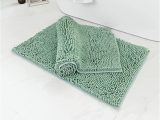 Microfiber Chenille Bath Rug Ultra soft Dog Doormat, Microfiber Chenille Bathroom Bath Mat, Durable, Super Absorbent, Quick Drying, Washable, Traps Water and Moisture, Aqua, 50.8 …