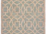 Mint Green and Brown area Rug Alhambra Seafoam area Rug