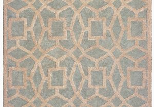 Mint Green and Brown area Rug Alhambra Seafoam area Rug