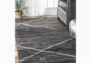 Modern area Rugs 4 X 6 Nuloom Thigpen Contemporary area Rug 4′ X 6′ Dark Grey for Sale …