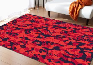 Modern area Rugs 5 X 8 Large Rectangular area Rugs 5′ X 8′ Living Room, Red Modern Abstract Art Durable Non Slip Rug Carpet Floor Mat for Bedroom Bedside Outdoor Red Simple …