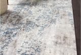 Modern Blue Gray Rug Casper Distressed Modern Rug Blue Grey White