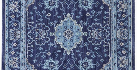 Mohawk Blue Mix Rug Mohawk Home Cascade Heights Parquet Indigo area Rug