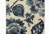 Mohawk Blue Mix Rug Walthery Navy Blue Beige area Rug Floral Rug Mohawk Home