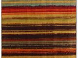 Mohawk Home Boho Stripe area Rug Mohawk New Wave Boho Stripe Multi 1 8" X 2 10" Scatter