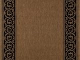 Mohawk Home Leaf Point Brown Indoor Inspirational area Rug Art Carpet Plymouth Collection Intention Flat Woven Indoor Outdoor area Rug 5 3" X 7 7" Brown Black