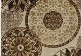 Mohawk Home Medallion Printed area Rug Mohawk Home New Wave Inspired India Neutral Medallion Printed area Rug 7 6×10 Tan