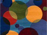 Momeni New Wave Blue Rug Momeni Rugs New Wave Collection Wool Hand Carved & Tufted Contemporary area Rug 3 6" X 5 6" Multicolor