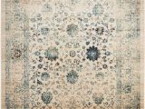 Montelimar Ivory Blue area Rug Montelimar oriental Beige Turquoise area Rug