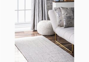 Moser Hand Braided Ivory area Rug Bennet Hand Braided Ivory Rug