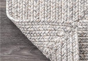 Moser Hand Braided Ivory Indoor Outdoor area Rug Braided Handmade Ivory Indoor/outdoor soft area Rug