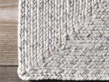 Moser Hand Braided Ivory Indoor Outdoor area Rug Nuloom Wynn Braided Indoor/outdoor area Rug, 5′ X 8′, Ivory