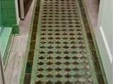 Moss Green Bath Rug Peacock Tile Floor Rug Jade Moss Green Shape Tiles