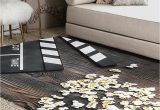 Movie theater themed area Rugs Alaza Movie Clapboard Cinema On the Wooden Vintage area Rug Rugs for Living Room Bedroom 7′ X 5′