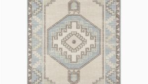 Moyer Indoor Light Blue area Rug Anatolia Wool Blend Traditional Medallion soft area Rug Light Blue …