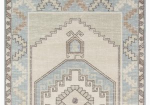 Moyer Indoor Light Blue area Rug Lenora Persian-style Rug Pottery Barn