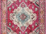 Moyer Indoor Light Blue area Rug Safavieh Monaco Collection 11′ X 15′ Pink/multi Mnc243d Boho Chic Medallion Distressed Non-shedding Living Room Bedroom Dining Home Office area Rug