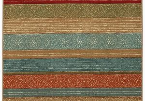 Multi Colored Striped area Rugs Mohawk Home Samsun Batik Striped area Rug 7 6×10