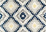 Nala Blue Gray area Rug southwestern Blue Gray Rug