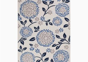 Natco Home Tributary area Rug Natco Chrysanthemum Cream/blue 7 Ft. 10 In. X 9 Ft. 10 In. Floral Polypropylene Indoor/outdoor area Rug 6013.04.67me – the Home Depot
