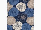 Natco Home Tributary area Rug Natco Marigold Blue/cream 6 Ft. 7 In. X 9 Ft. 6 In. Floral Polypropylene Indoor/outdoor area Rug 1974.91.62me – the Home Depot