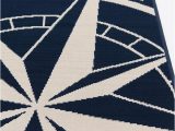 Natco Home Tributary area Rug Natco Nautical Compass Blue/ivory 6 Ft. 7 In. X 9 Ft. 6 In …