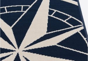 Natco Home Tributary area Rug Natco Nautical Compass Blue/ivory 6 Ft. 7 In. X 9 Ft. 6 In …