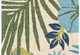 Nathalie Green Blue Indoor Outdoor area Rug Wildermuth Summer Laelia Hand Woven Ivory Fern Indoor Outdoor area Rug