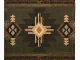 Native American Design area Rugs Allport High Quality Woven Native American Runner Double Shot Drop Stitch Carving Sage Green area Rug