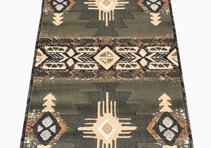 Native American Indian Design area Rugs Rugs 4 Less Collection southwest Native American Indian Runner area Rug Design R4l 318 Olive Green Sage Green 2 X7
