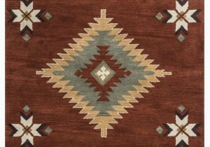 Native American Inspired area Rugs Rizzy southwest Su 1822 Rust area Rug