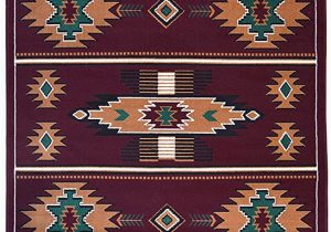 Native American Print area Rugs Rugs 4 Less Collection southwest Native American Indian area Rug Design In Burgundy Maroon R4l Sw3 8 X10