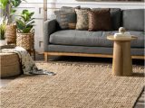 Natural area Rugs Made In Usa Natural Chunky Jute Tasseled area Rug