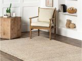 Natural area Rugs Made In Usa Natural Handwoven Jute-blend area Rug