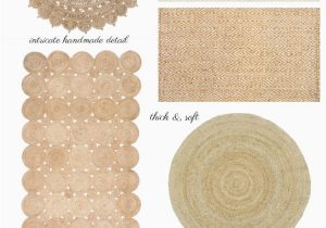 Natural Jute Braided Maui area Rug the Best Natural Fiber Rugs for A Coastal Home Sand and Sisal