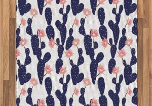 Navy and Blush area Rug Amazon Ambesonne Navy and Blush area Rug Cactus